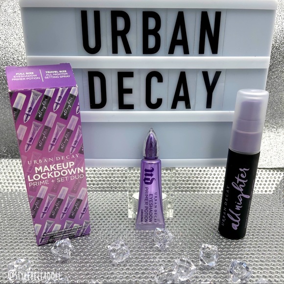 🔥On Sale🆕 UD MAKEUP LOCKDOWN Prime & Set Duo - All Nighter + Primer Potion Set - Picture 9 of 15